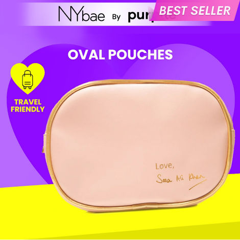 Buy Purplle Oval Pouches 1 Pc-Purplle
