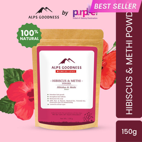 Buy Alps Goodness Hibiscus & Methi Powder (150 gm)-Purplle