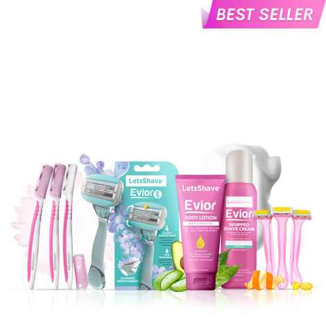 Buy LetsShave Evior Absolute Package 9 Pcs-Purplle