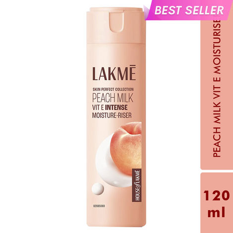 Buy Lakme Peach Milk Intense Moisturizer Lotion|Enriched With Vitamin E |Improves Skin Texture | 120 ml-Purplle