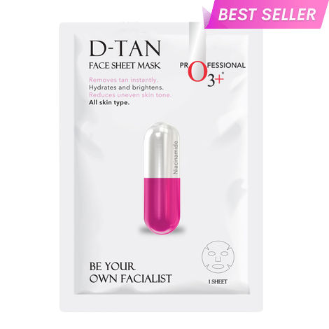 Buy O3+ Facialist Dtan Face Sheet Mask With Niacinamide For De tan Removal (30 g)-Purplle