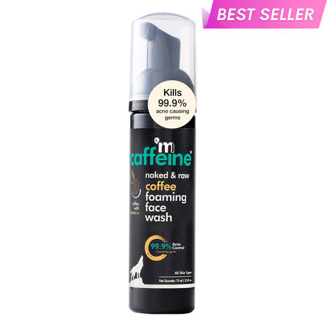 Buy mCaffeineA Acne ControlA Coffee Foaming Face Wash | Oil Control Face Wash for Fresh & Glowing Skin | Natural Face Cleanser for Oily Skin (75 ml)-Purplle