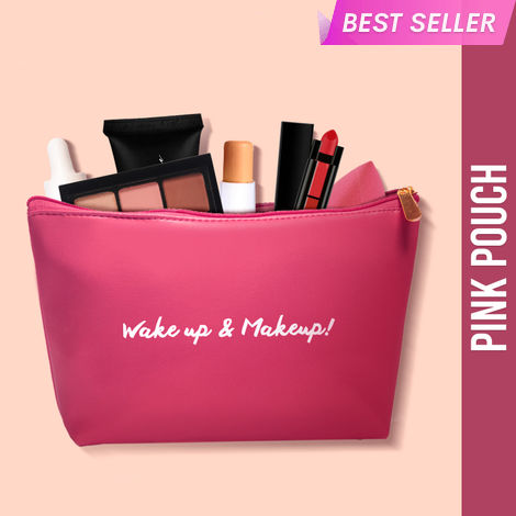 Buy NY Bae Pink Pouch | Makeup Bag | Multi Purpose | Travel Friendly-Purplle