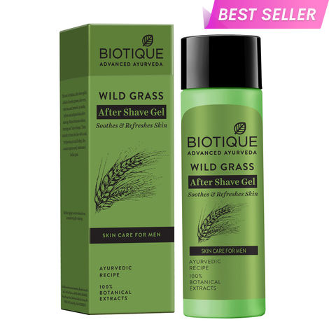 Buy Biotique Wild Grass Soothing After Shave Gel (120 ml)-Purplle