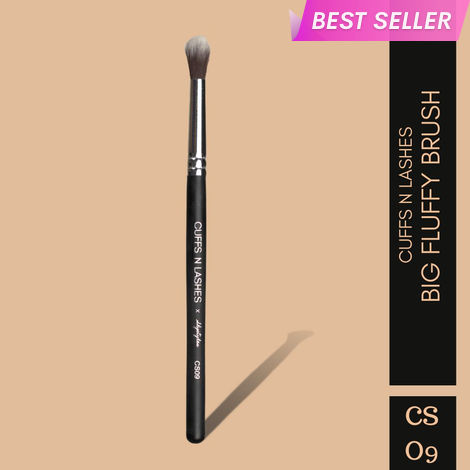 Buy Cuffs N Lashes X Shystyles Makeup Brushes, CS09 Big Fluffy Eyeshadow Blending Brush-Purplle