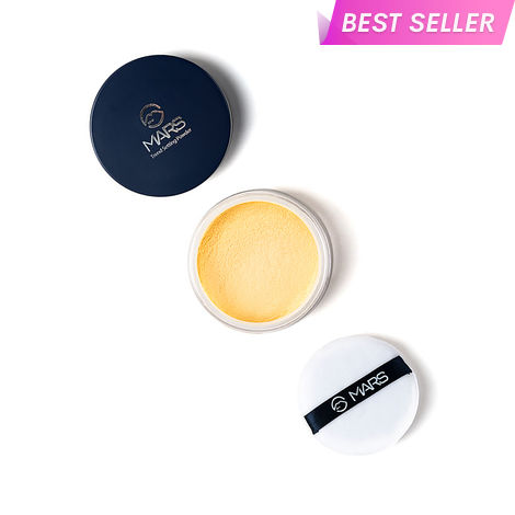 Buy MARS Trend Setter Setting Powder - Lightweight, Long Lasting and Ultra-fine Setting Powder - Banana | 8g-Purplle