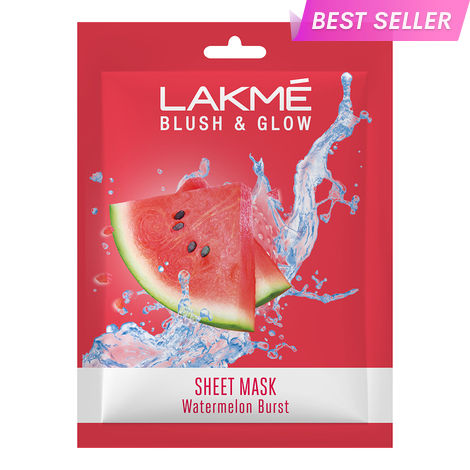 Buy Lakme Blush & Glow Watermelon Sheet Mask, 25 ml-Purplle