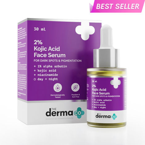 Buy The Derma Co.2% Kojic Acid Face Serum with 1% Alpha Arbutin & Niacinamide for Dark Spots And Pigmentation (30 ml)-Purplle