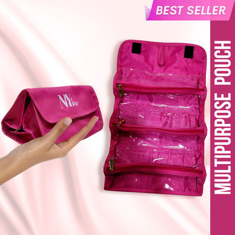 Buy NY Bae Multipurpose Makeup Pouch - Pink-Purplle