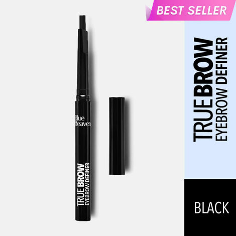 Buy Blue Heaven True Brow Eyebrow Definer, Black - 0.30 gm-Purplle