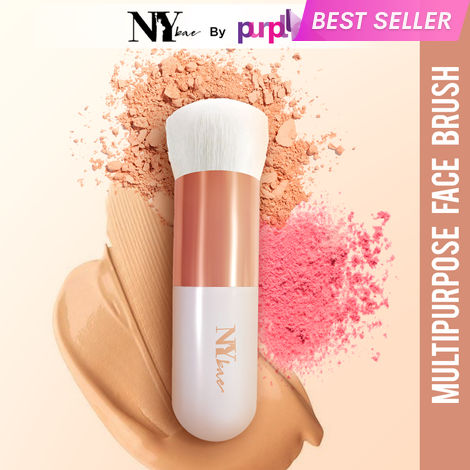 Buy NY Bae Multipurpose Face Brush | Smooth Blending | Even Application | Fine & Soft Bristles-Purplle