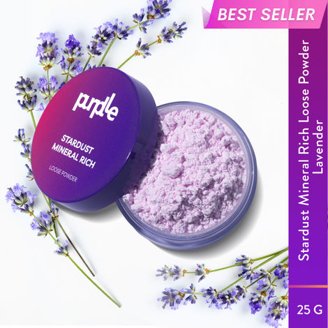 Buy Purplle Stardust Mineral Rich Loose Powder - Lavender 2 (25gm)-Purplle