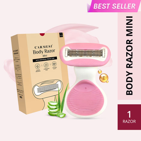 Buy Carmesi Body Razor Mini - Pink 1 Pc-Purplle