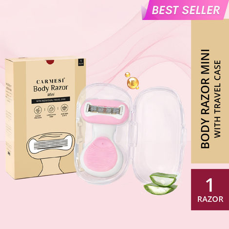 Buy Carmesi Body Razor Mini - Pink 1 Pc-Purplle