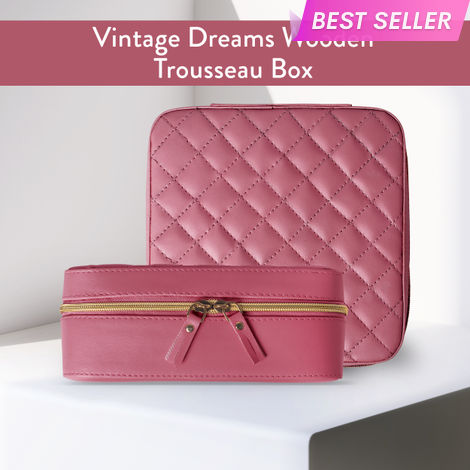 Buy Stay Quirky Vintage Dreams Wooden Trousseau Box 1 Pc-Purplle