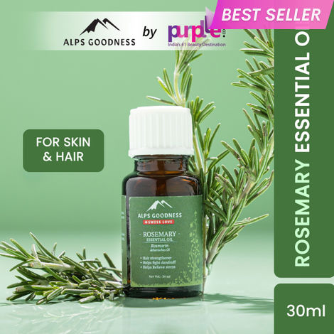 Buy Alps Goodness Rosemary Essential Oil (30 ml) | For hair & skin | Controls Dandruff | Fights Acne-Purplle