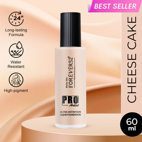 Buy Daily Life Forever52 Pro Artist Ultra Definition Long Lasting Waterproof Full Coverage Liquid Foundation BUF001 (60 ml)-Purplle