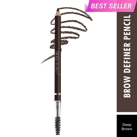 Buy Swiss Beauty Brow Definer Pencil - 03 Deep Brown - 3 - 1.5 gm-Purplle