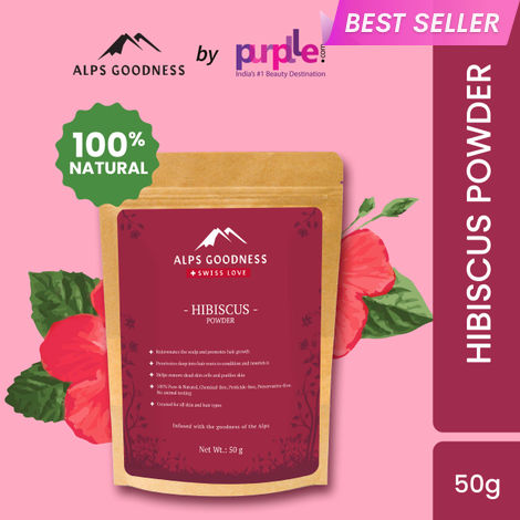 Buy Alps Goodness Powder - Hibiscus (50 gm) | Gurhal Powder| Japapushpa Powder| 100% Natural Powder | No Chemicals, No Preservatives, No Pesticides | Hair Mask| Face Mask | RHair Mask for hair growth | Face Mask for dull skin-Purplle