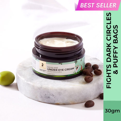 Buy Pilgrim Squalane under eye cream for dark circles with Phyto-Retinol & caffeine-Purplle