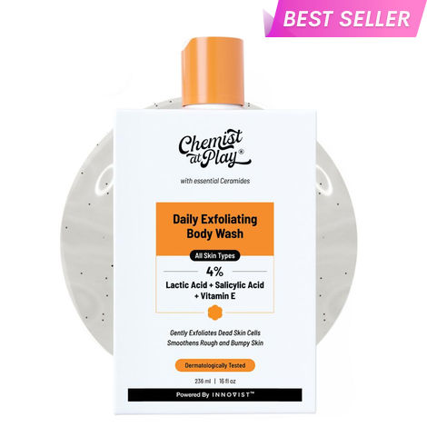 Buy Chemist at Play Exfoliating Body Wash | Salicylic Acid, Vitamin E & Lactic Acid | Softens Skin (236 ml)-Purplle
