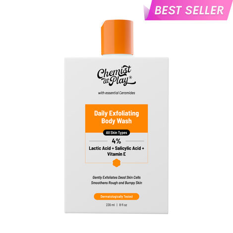 Buy Chemist at Play Exfoliating Body Wash | Salicylic Acid, Vitamin E & Lactic Acid | Softens Skin (236 ml)-Purplle