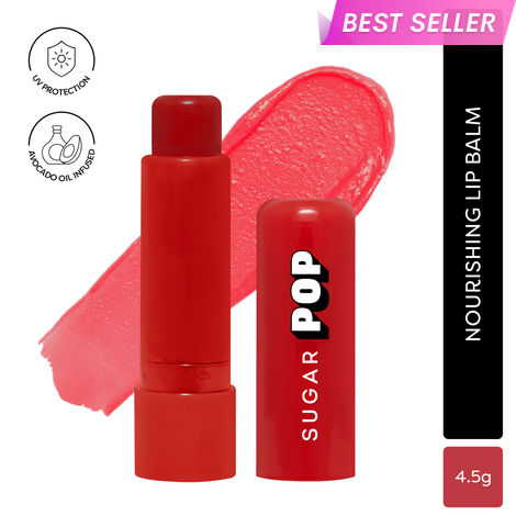 Buy SUGAR POP Nourishing Lip Balm 02 Cherry - 4.5 gm | Hydrating | Moisturizing | SPF Protection | Intense Care-Purplle