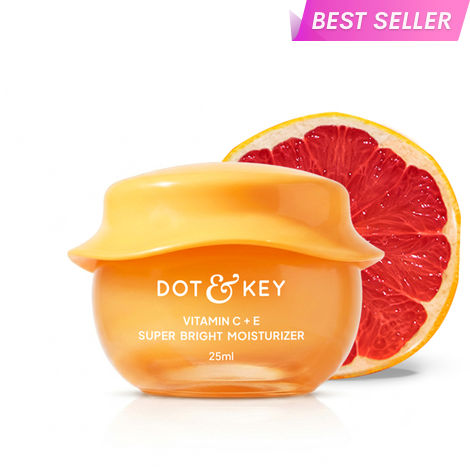 Buy Dot & Key Vitamin C + E Sorbet Super Bright Moisturizer for Face | Vitamin C Face Cream For Glowing Skin | Fades Pigmentation & Dark Spots, Reduces Skin Dullness | Oil Free & Lightweight | For All Skin Types | 25 ml-Purplle