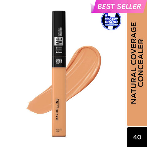 Buy Maybelline New York Fit Me Concealer, Oil-free Liquid Concealer for Oily and Dry Skin - Caramel 6.8 ml-Purplle