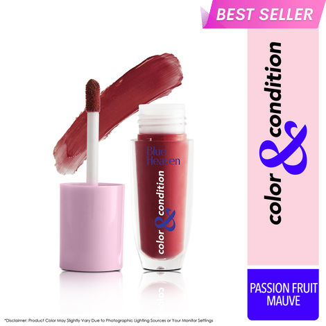 Buy Blue Heaven Color & Condition Tinted Conditioning Lip Oil, Passion fruit Mauve-Purplle