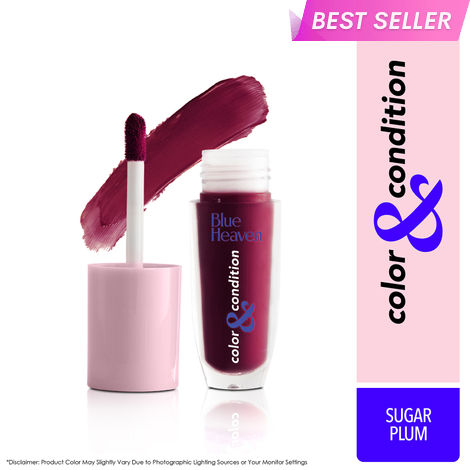Buy Blue Heaven Color & Condition Tinted Conditioning Lip Oil ,Sugar Plum-Purplle