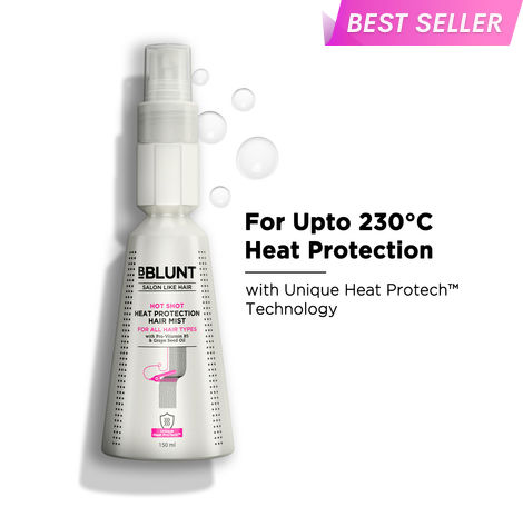 Buy BBLUNT Hot Shot Heat Protection Mist with Grapeseed Oil & Provitamin B5 For Heat Protection- 150 ml-Purplle