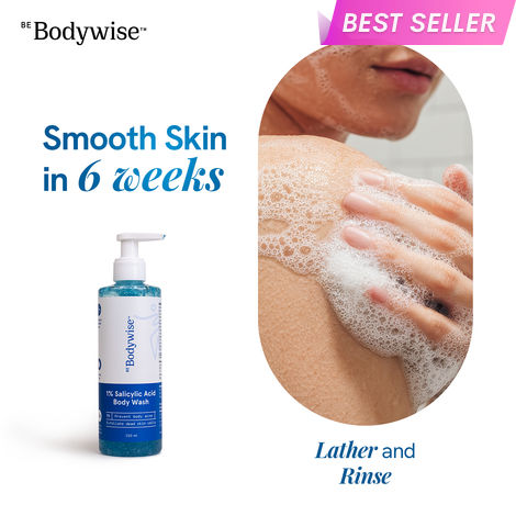 Buy Be Bodywise 1% Salicylic Acid Body Wash for Women | Cleansing Skin, Preventing Body Acne | 250 ml-Purplle