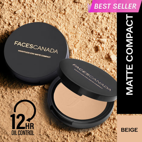 Buy Faces Canada Weightless Stay Matte Compact Beige 03 9g-Purplle