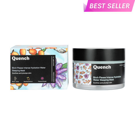 Buy Quench Botanics Birch Please Intense Hydration Water Sleeping Mask, 50 ml-Purplle