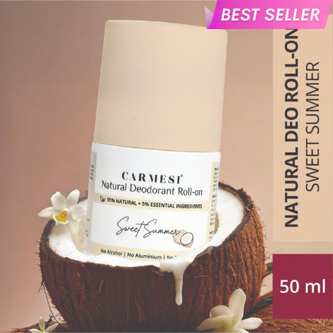 Buy Carmesi Natural Deodorant Roll-on - Sweet Summer,50 ml-Purplle