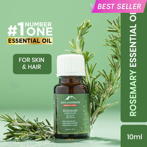Buy Alps Goodness Pure Essential Oil - Rosemary (10 ml) | Essential oil for Hair & Skin | Paraben Free, Fragnance Free, Mineral Oil Free | Healthy Hair Growth | Fights Acne-Purplle