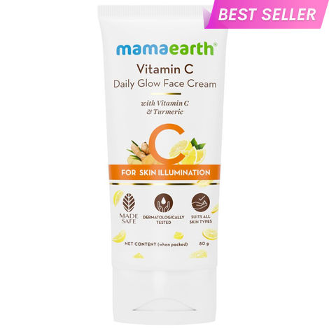 Buy Mamaearth Vitamin C Daily Glow Face Cream With Vitamin C & Turmeric for Skin Illumination - 80 gm-Purplle