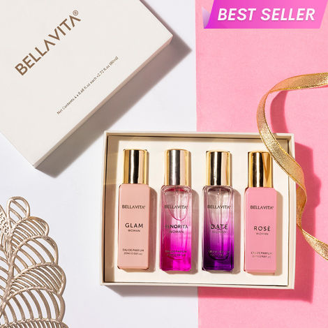Buy Bella Vita Luxury Perfumes Gift Set for Women(80ml)-Purplle