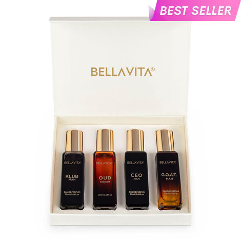Buy Bella Vita Organic Perfumes Gift Set for Men(80ml)-Purplle