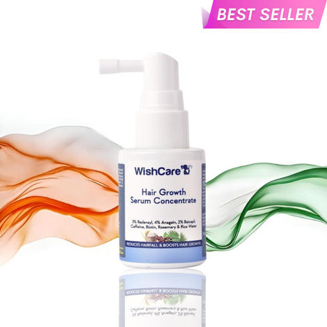 Buy WishCare Hair Growth Serum Concentrate - In-Vivo Tested - 3%Resdensyl 4%Anagain 2%Baicapil Rosemary Caffeine BiotinPlant Keratin & Rice Water 30 ml-Purplle