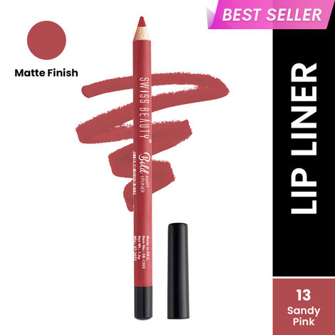 Buy Swiss Beauty Bold Matt Lip Liner -13 (1.6 gm)-Purplle