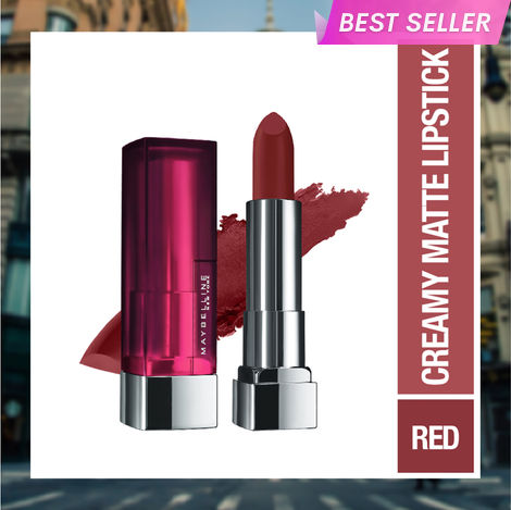 Buy Maybelline New York Color Sensational Creamy Matte Lipstick - Burgundy Blush 696 (3.9 gm)-Purplle