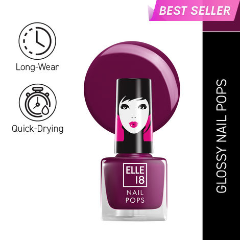 Buy Elle18 Nail Pops 180 5 ml-Purplle
