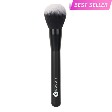 Buy SUGAR Cosmetics - Blend Trend - 007 Powder Brush (Brush For Easy Application of Powder) - Soft, Synthetic Bristles and Wooden Handle-Purplle