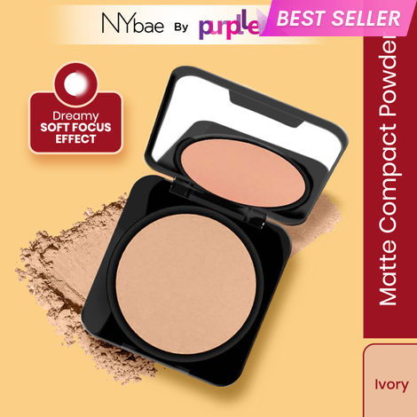 Buy NY Bae Runway Radiance Compact Powder - Pale Ivory 01 (9 g) | Fair Skin | Matte Finish | Rich Colour | Blurs Imperfections | Long Wearing-Purplle