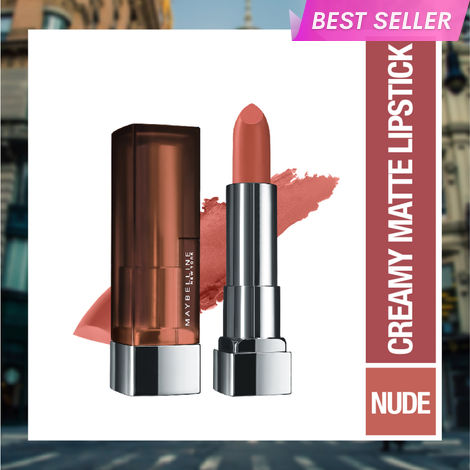 Buy Maybelline New York Color Sensational Creamy Matte Lipstick, 657 Nude Nuance, 3.9 gm-Purplle