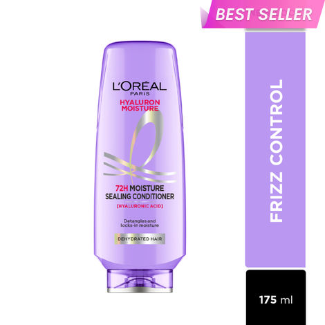 Buy L'Oreal Paris Hyaluron Moisture 72H Moisture Sealing Conditioner | With Hyaluronic Acid | For Dry & Dehydrated Hair | Adds Shine & Bounce 180 ml-Purplle