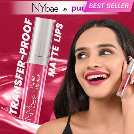 Buy NY Bae Confessions Liquid Lipstick - Sleigh All Day 9 (4.5 ml) | Matte Lipstick | Purple Shade | Moisturizing | Long Lasting | Transfer Proof-Purplle