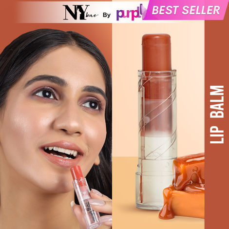 Buy NY Bae Sweet Treats Lip Balm - Caramel 03 (4.8 g) | Brown | Enriched with Nourishing Oils & Vitamin E | Moisturizing | Ideal For Chapped Lips | Vegan-Purplle